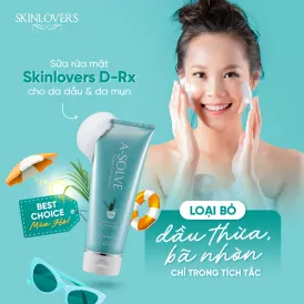 Sữa rửa mặt Skinlovers D-Rx dành cho da dầu và mụn 150ML